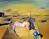 萨尔瓦多 达利 : 隐形睡女人,马,狮子